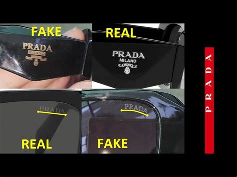 prada fake vs real glasses|genuine Prada sunglasses.